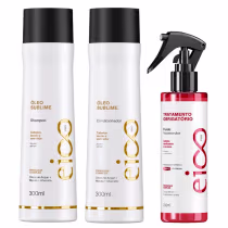 Imagem do produto Kit Eico Pro Óleo Sublime - Shampoo 300ml + Condicionador 300ml + Fluido Tratamento Obrigatório 200ml