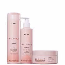Imagem do produto Kit Braé Go Curly Home Care Glow (3 Produtos)