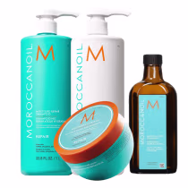 Imagem do produto Kit Moroccanoil Repair Shampoo 1L + Condicionador 1L + Óleo Tradicional 200ml + Máscara Repair 500ml