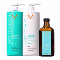 Imagem do produto Kit Moroccanoil Repair Shampoo 1L + Condicionador 1L + Óleo Tradicional 200ml