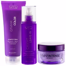 Imagem do produto Kit K.Pro Caviar - Shampoo 240ml & Leave-In 200ml & Máscara Intense 165g