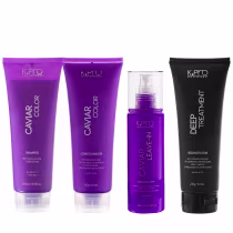 Imagem do produto Kit K.Pro Caviar - Shampoo & Condicionador 240ml & Leave-In 200ml + Deep Reconstrutor 230g