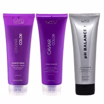 Imagem do produto Kit K.Pro Caviar - Shampoo & Condicionador 240ml + Ph Acidificante 230g