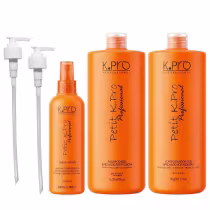 Imagem do produto Kit K.Pro Petit - Shampoo 1 Litro + Condicionador 1 Litro + Leave-In 200ml + Pumps