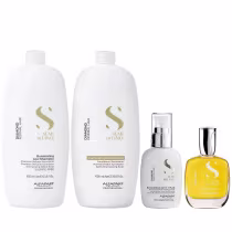 Imagem do produto Kit Alfaparf Semi Di Lino Diamond - Shampoo 1L + Condicionador 1L + Fluído 125ml + Cristalli 50ml