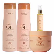 Imagem do produto Kit Arvensis Tec Oil Shampoo 300ml + Condicionador 300ml + Máscara 300g + Oil 60ml