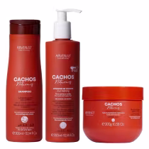 Imagem do produto Kit Arvensis Professional Cachos Naturais - Shampoo 300ml + Ativador 300ml + Máscara 300ml