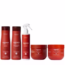 Imagem do produto Kit Arvensis Cachos Naturais - Shampoo & Condicionador 300ml + Day After 250ml + Máscara 300g + Geleia Suave 300g