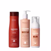 Imagem do produto Kit Arvensis Cachos Naturais Light - Shampoo + Geleia Umectante 300ml & Mousse 150ml
