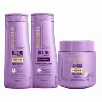 Imagem do produto Kit Blond Shampoo, Condicionador e Máscara 250g Bio Extratus