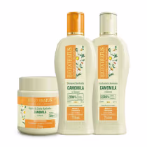 Imagem do produto Kit Camomila Shampoo, Condicionador e Banho de Creme 250ML/G Bio Extratus