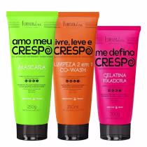 Imagem do produto Kit Forever Liss Meu Crespo Máscara + Gelatina + Co-Wash