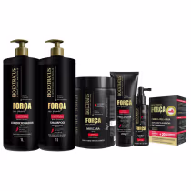 Imagem do produto Kit Força Com Pimenta (1L) Shampoo, Condicionador Máscara Finalizador Loção Suplemento