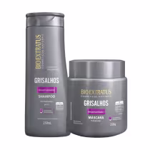 Imagem do produto Kit Grisalhos Shampoo e Máscara  Bio Extratus