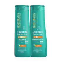 Imagem do produto Kit +Nutrição Shampoo, Condicionador 350g Bio Extratus