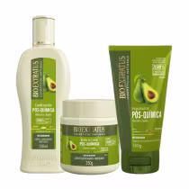 Imagem do produto Kit Pós-Química (250mL) Shampoo, Máscara e Finalizador Bio Extratus