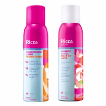 Imagem do produto Kit Ricca Shampoo a Seco Maçã do Amor + Condicionador a Seco Segunda Chance