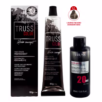 Imagem do produto Kit Truss Color Hair Concept Coloração 6.1 60g + Água Oxigenada 20vol. 90ml
