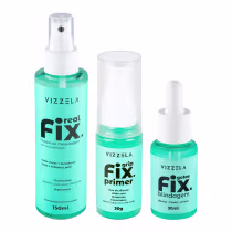 Imagem do produto Kit Vizzela Real Fix 150ml + Gotas Fix 30ml + Grip Fix 30g
