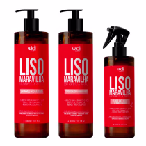 Imagem do produto Kit Widi Care Liso Maravilha Shampoo 300ml + Condicionador 300ml + Fluido Termoativado 200ml