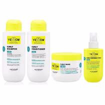 Imagem do produto Kit Yellow Curls - Shampoo & Condicionador 500ml + Máscara 300ml + Refresh Tonic 150ml
