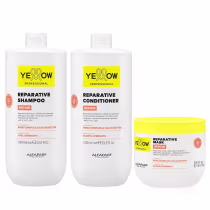Imagem do produto Kit Yellow Repair Tratamento Reparador - Shampoo & Condicionador 1L + Máscara 500ml