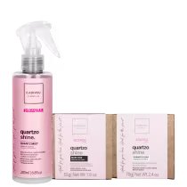 Imagem do produto Kit Cadiveu Essentials Quartzo Shine Ritual em Barra Máximo Liso (3 Produtos)