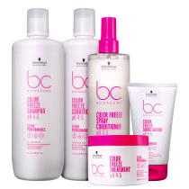 Imagem do produto Kit Schwarzkopf Professional BC Bonacure Clean Performance Color Freeze Profissional (5 Produtos)