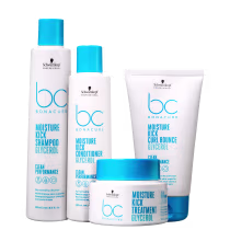 Imagem do produto Kit Schwarzkopf Professional BC Bonacure Clean Performance Moisture Kick Curl Bounce (4 Produtos)