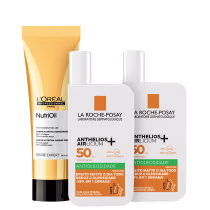 Imagem do produto Kit Beleza na Web L'Oréal Professionnel NutriOil + La Roche-Posay Anthelios Airlicium Fluido FPS 50 (3 Produtos)