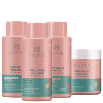 Imagem do produto Kit Inoar Meu Cacho, Meu Crush (4 Produtos)