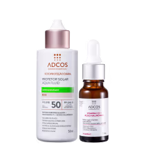 Imagem do produto Kit Adcos Fotoproteção Diária Aqua Fluid Vitamina C 15 Peach (2 Produtos)