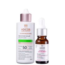 Imagem do produto Kit Adcos Fotoproteção Diária Aqua Fluid Vitamina C 15 Nude (2 Produtos)