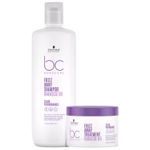Imagem do produto Kit Schwarzkopf Professional BC Bonacure Clean Performance Frizz Away Duo Treatment Super (2 Produtos)