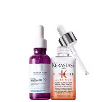 Imagem do produto Kit Beleza na Web Kérastase Nutritive Nutri-Supplement + La Roche-Posay Pure Niacinamide 10 (2 Produtos)