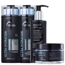 Imagem do produto Kit TRUSS Ultra Hydration Specific Night Spa (4 Produtos)