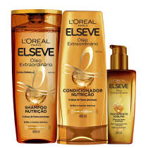 Imagem do produto Kit Elseve L'Oréal Paris Óleo Extraordinário (3 Produtos)