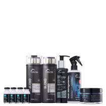 Imagem do produto Kit TRUSS Blond + Specific Mask + Uso Obrigatório + Shock Repair + Hair Protector (9 Produtos)