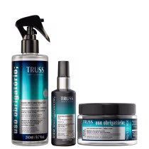 Imagem do produto Combo Uso Obrigatório;: Máscara 180g + Spray 260ml + Óleo Reconstrutor 60ml