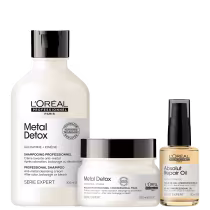 Imagem do produto Kit L'Oréal Professionnel Metal Detox + Absolut Repair Oil (3 Produtos)