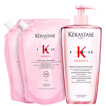 Imagem do produto Kit Kérastase Genesis Bain Hydra-Fortifiant Trio Refil (3 Produtos)