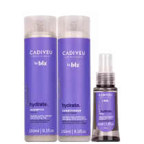 Kit Cadiveu Professional Essentials Hydrate by BLZ com shampoo 250ml, condicionador 250ml e sérum 65ml