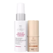 Imagem do produto Kit Adcos Melan-Off Concentrado + Fotoproteção Diária Stick FPS 80 Peach (2 Produtos)