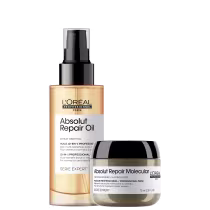 Imagem do produto Kit L'Oréal Professionnel Absolut Repair Oil + Repair Molecular (2 Produtos)