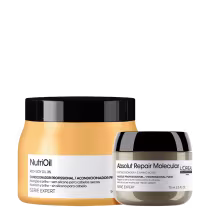 Imagem do produto Kit L'Oréal Professionnel Absolut Repair Molecular + NutriOil Masks Duo (2 Produtos)