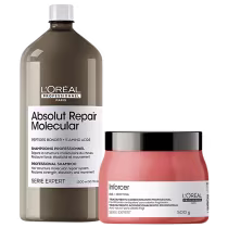 Imagem do produto Kit L'Oréal Professionnel Absolut Repair Molecular + Expert Inforcer (2 Produtos)