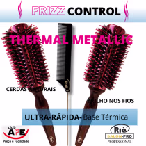 Imagem do produto RIÈ SALON-PRO KIT 2 ESC PROF  FRIZZ CONTROL 64+1 PENTE RIE SALON PRO
