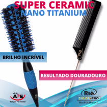 Imagem do produto RIÈ SALON-PRO KIT 01 ESC PROF  SUPER 57 +1 PENTE RIE SALON PRO