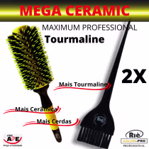 Imagem do produto RIÈ SALON-PRO KIT 1 ESC PROF  MEGA CERAMIC 64+1 PINCEL RIE SALON PRO