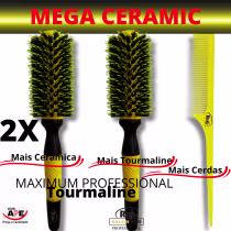 Imagem do produto RIÈ SALON-PRO KIT 2 ESC PROF  MEGA 57 +1 PENTE-PRO RIE SALON PRO